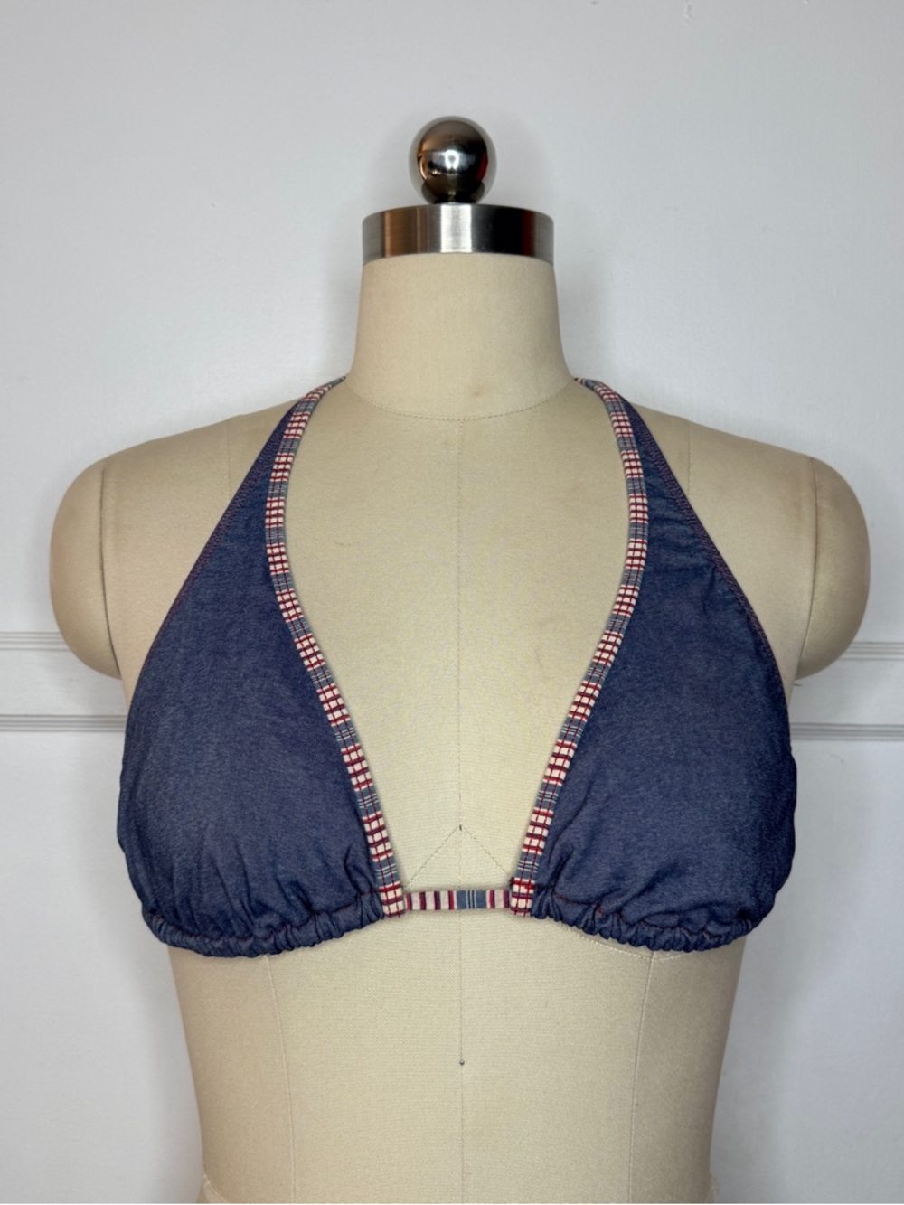 Nautica blue bikini top